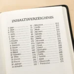 bibel inhaltsverzeichnis
