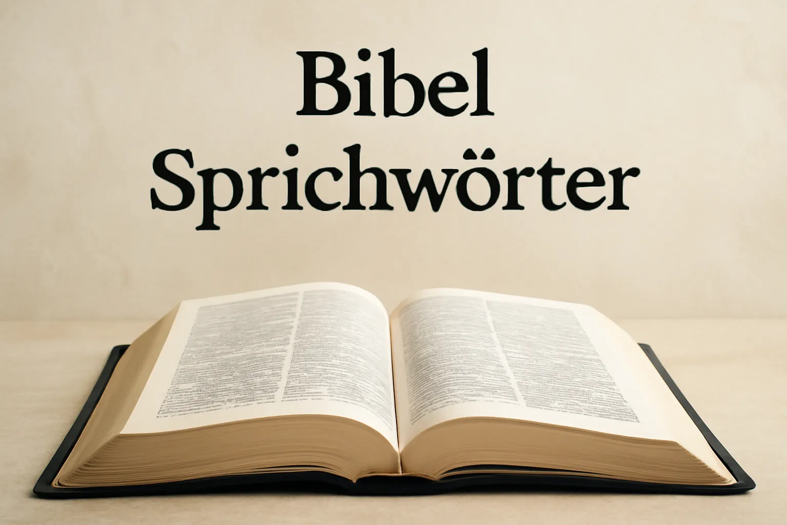 bibel sprichwörter