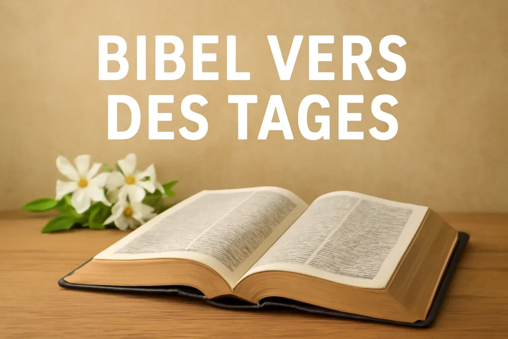 bibel vers des tages