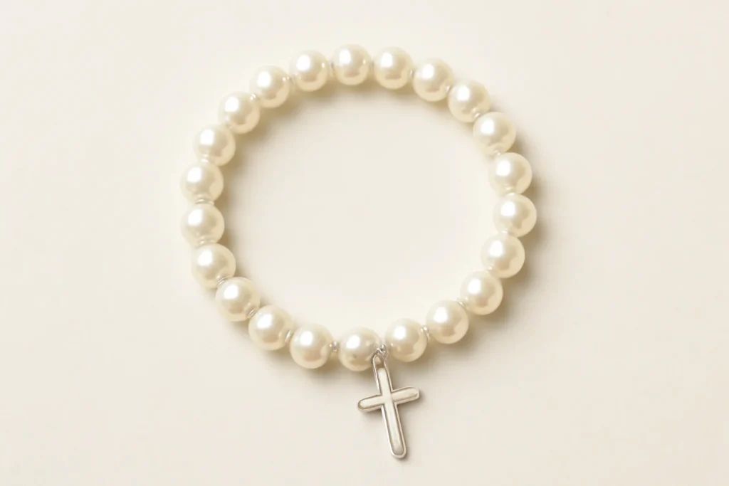 perlen des glaubens armband