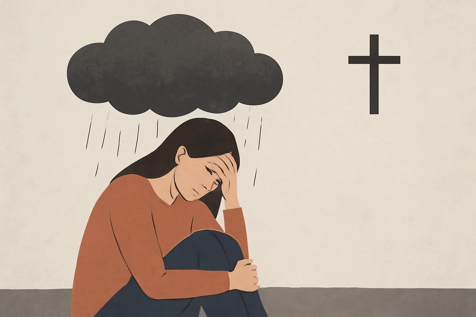 warum hilft gott nicht bei depressionen